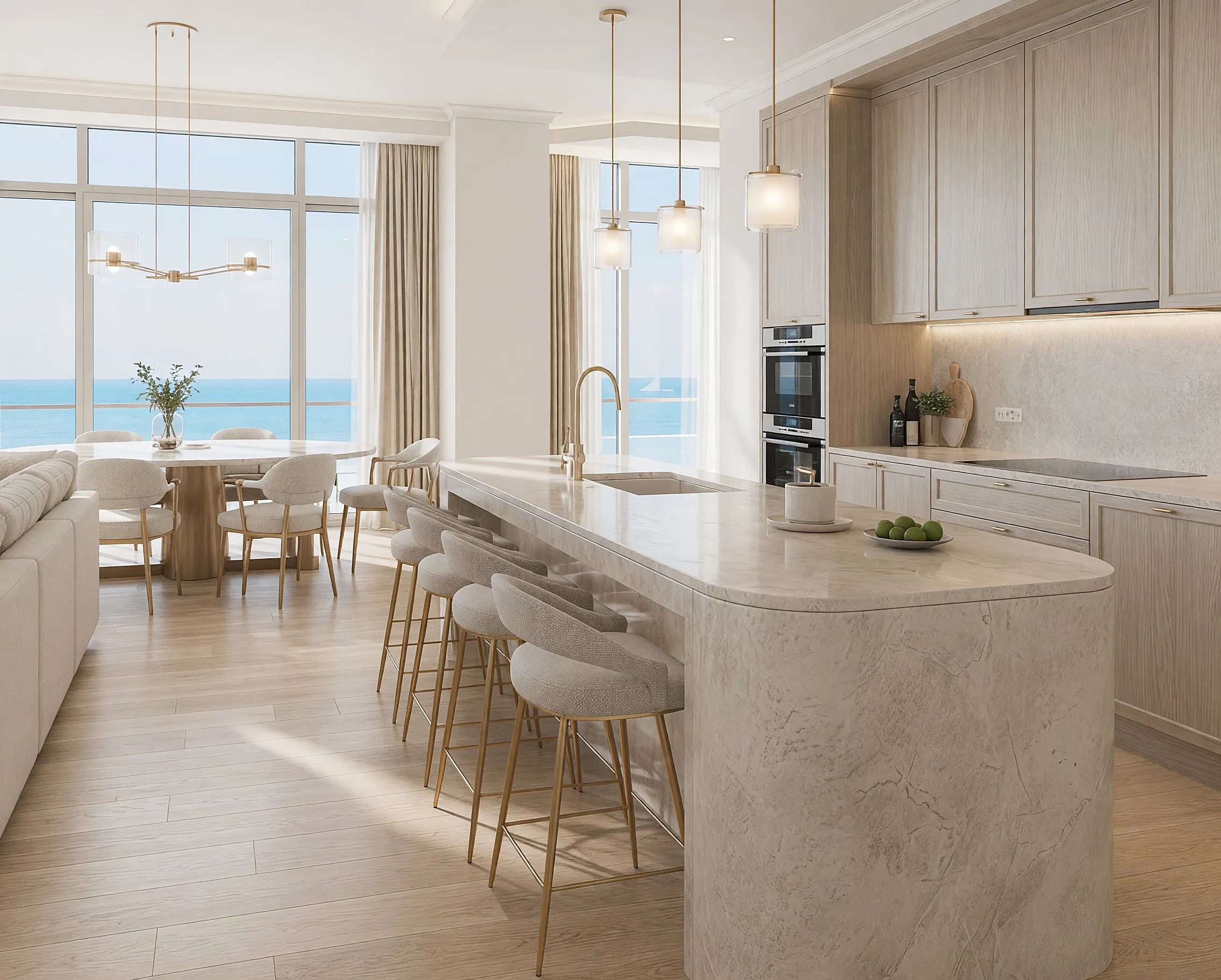 Final render — coastal residence